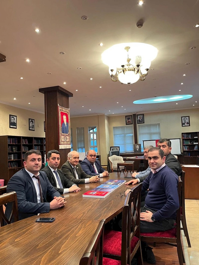 QHT rəhbərləri Qarsda Kafkas universitetində oldular — FOTOLAR