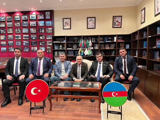 QHT rəhbərləri Qarsda Kafkas universitetində oldular — FOTOLAR