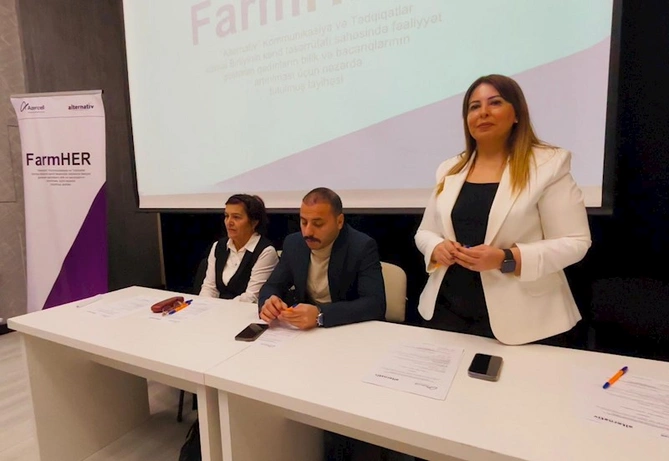 Şamaxıda aqrar sektorda çalışan qadınlar üçün təlim keçirilib — FOTOLAR