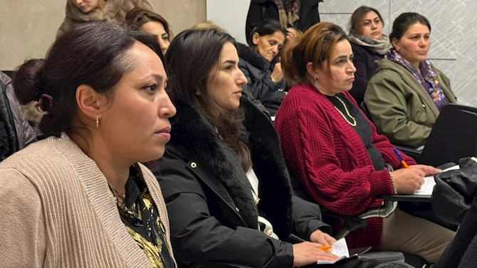 Şamaxıda aqrar sektorda çalışan qadınlar üçün təlim keçirilib — FOTOLAR