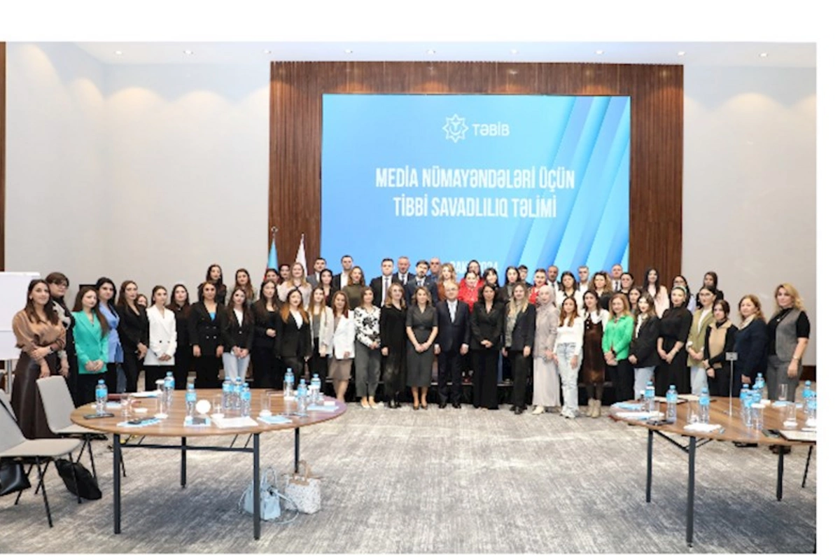 Media nümayəndələri üçün “Tibbi savadlılıq” mövzusunda təlim keçirilib — FOTOLAR