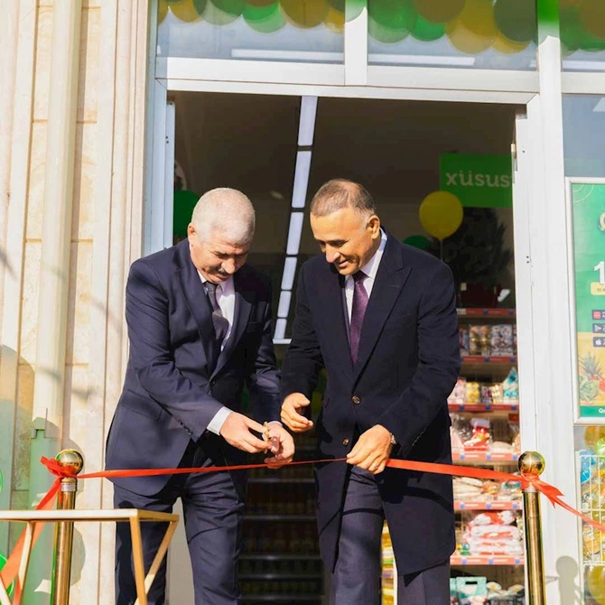 Veysəloğlu Şirkətlər Qrupu Naxçıvanda silsilə market açılışlarını davam etdirir — FOTOLAR