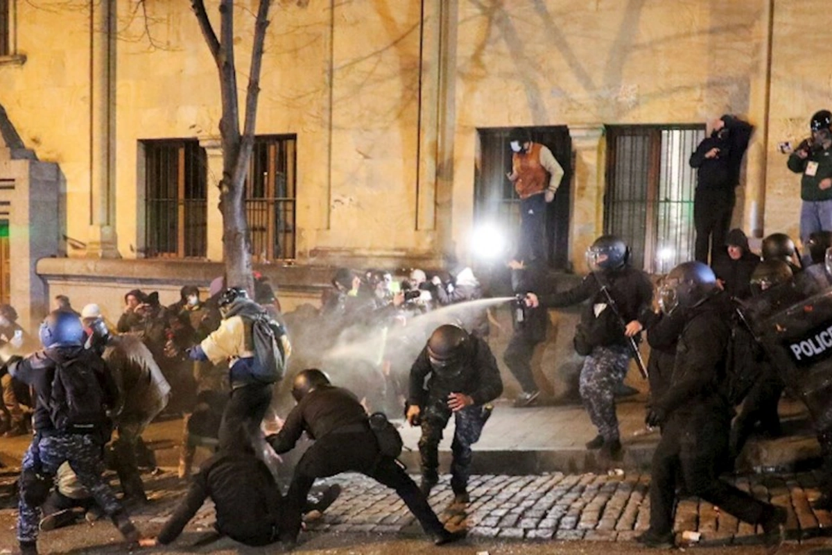 Gürcüstanda etirazçıların üçdə biri xarici vətəndaşlardır