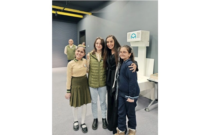 Leyla Əliyeva STEAM İnnovasiya Mərkəzini ziyarət edib — FOTOLAR