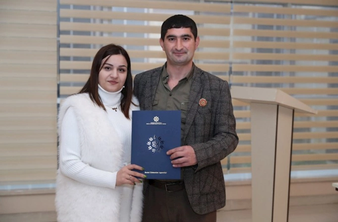 Bölgələrdə şəhid ailələri və müharibə əlillərinə növbəti mənzillər təqdim edilib — FOTOLAR