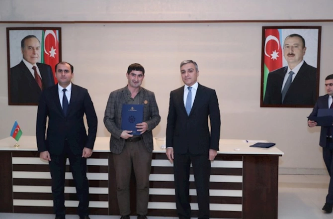 Bölgələrdə şəhid ailələri və müharibə əlillərinə növbəti mənzillər təqdim edilib — FOTOLAR