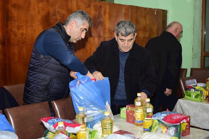 Ərkivanda Yeni il münasibətilə xeyriyyə aksiyası keçirildi — FOTOLAR (VİDEO)