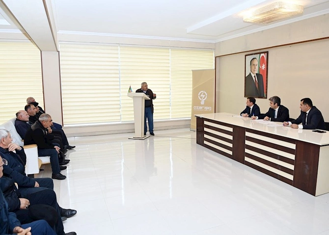 “Azərişiq” ASC Lənkəranda sahibkarlarla görüş keçirib — FOTOLAR