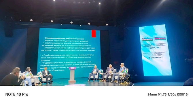 Azərbaycanın nümayəndə heyəti Özbəkistandakı forumda iştirak edir — FOTOLAR
