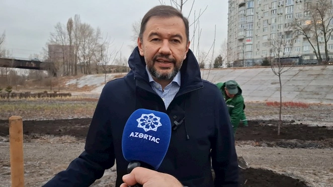 Kiyevdə Azərbaycan-Ukrayna Dostluq Xiyabanı salınıb — FOTOLAR