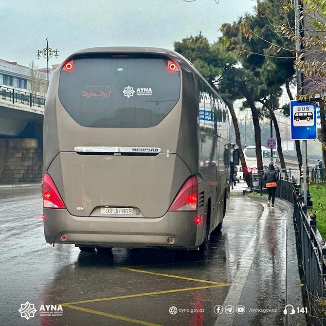 Bakı-Sumqayıt ekspres avtobusu istifadəyə verildi — FOTOLAR Bakı-Sumqayıt ekspres avtobusu istifadəyə verildi — FOTOLAR