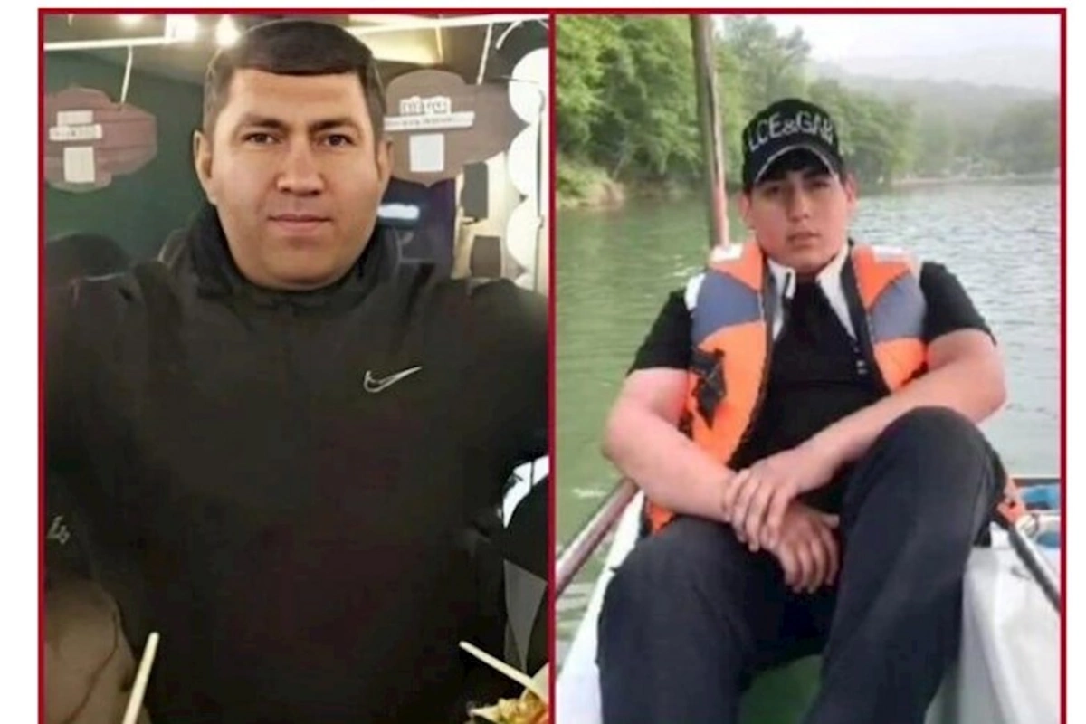 Partlayışda ölən ata və oğlunun FOTOSU