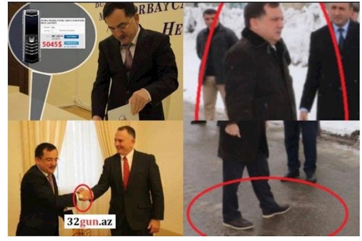 Vertusu olan İcra Başçısı Rəcəb Babaşovun brend geyimi, ayaqqabı və saatı — FOTOLAR