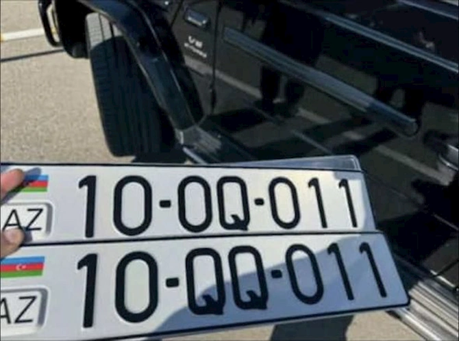 Dövlət nömrə nişanlarında yeni seriya istifadəyə verildi — FOTO