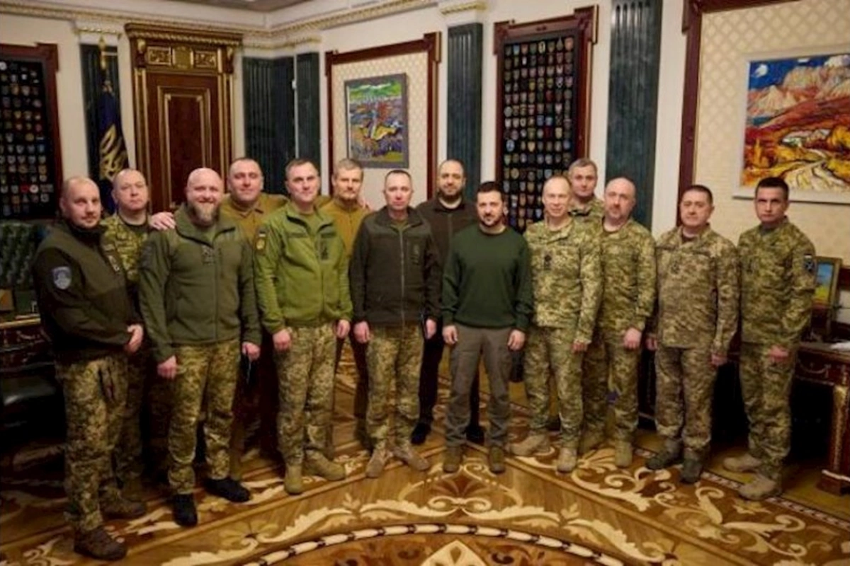 Zelenski Ukrayna Silahlı Qüvvələrində kadr təyinatları həyata keçirib