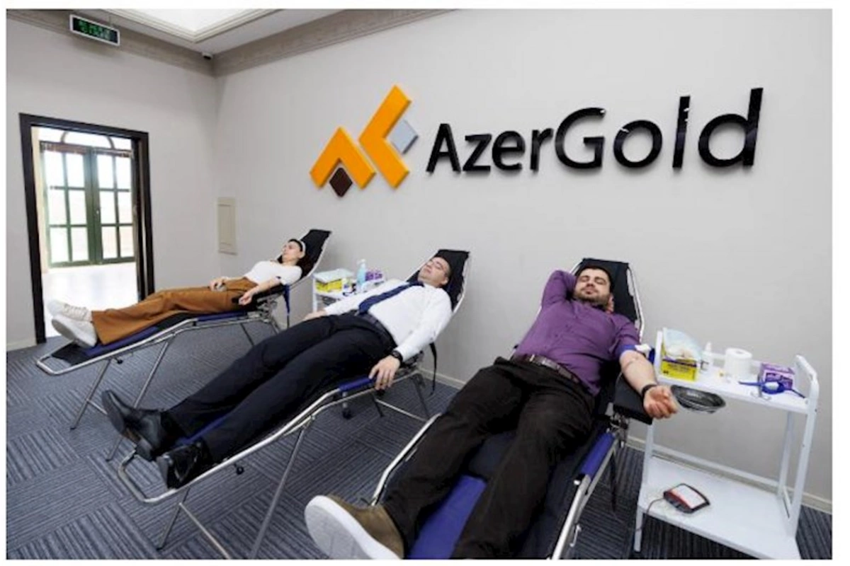 “AzerGold”da növbəti qanvermə aksiyası keçirildi — FOTO