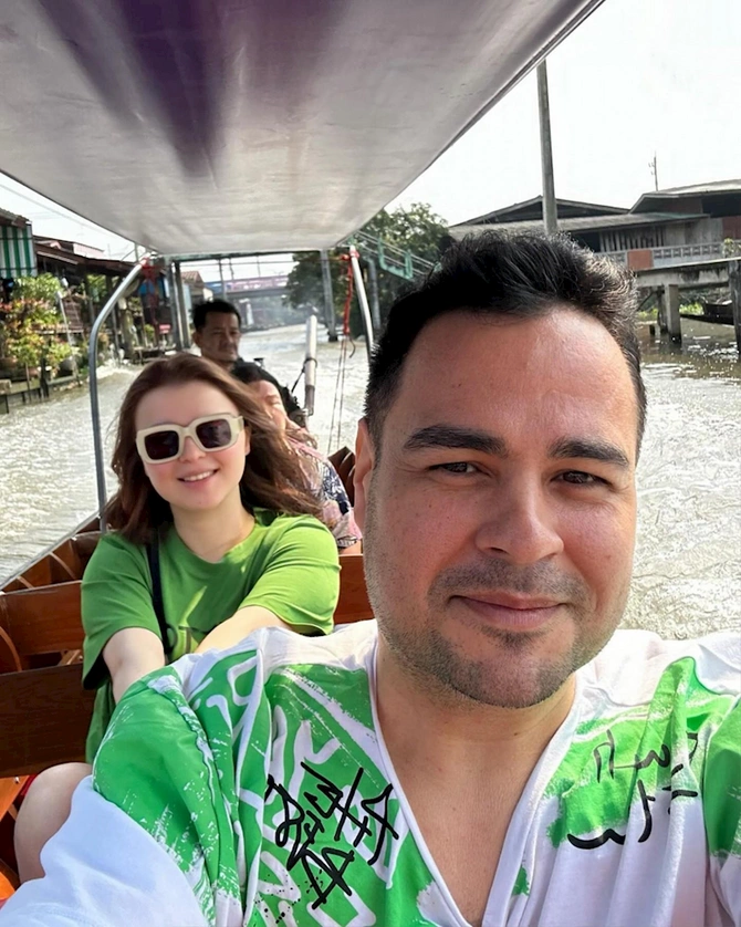 Sevda həyat yoldaşı ilə Tailandda — FOTO