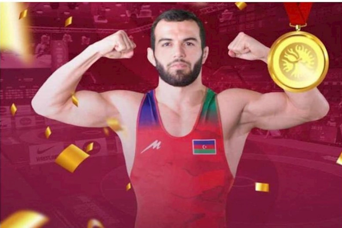 Güləşçimiz Avropa çempionatında qızıl medal qazandı