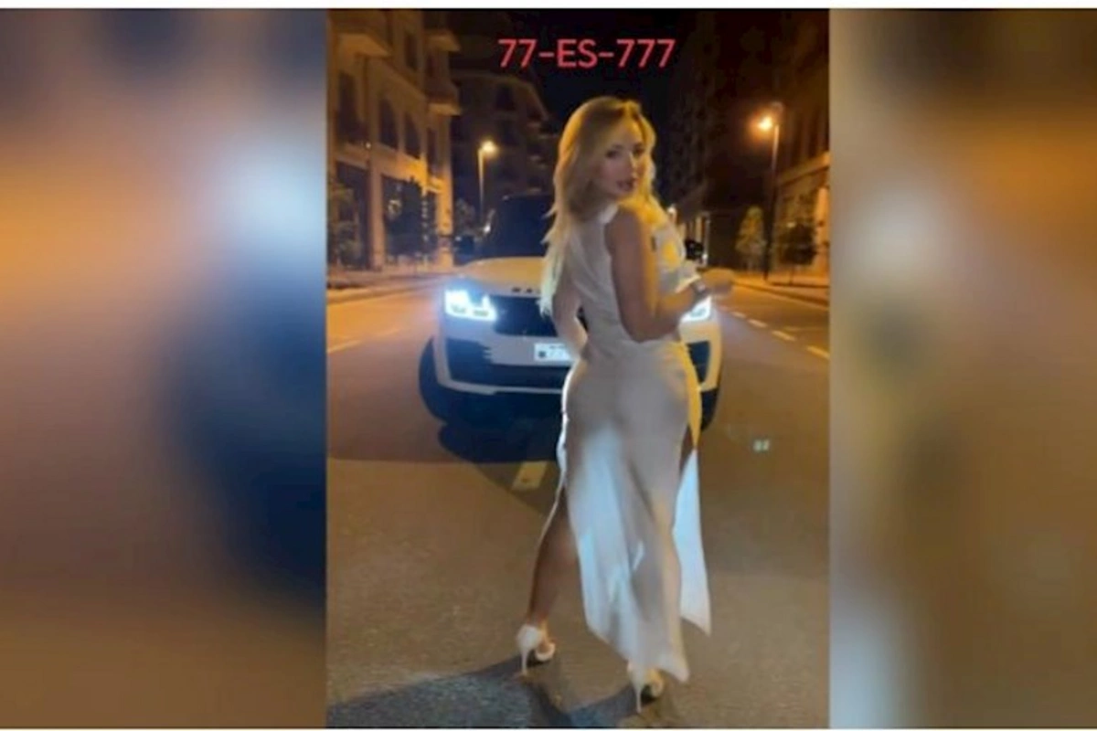 Xanım sürücü Range Roveri 200-lə sürüb özünü videoya çəkdi — VİDEO