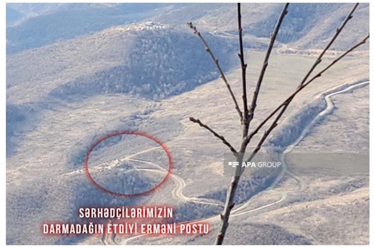 Azərbaycan sərhədçilərinin darmadağın etdiyi erməni postu — VİDEO