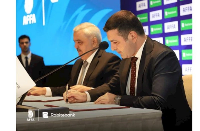 Rabitəbank və AFFA arasında sponsorluq müqaviləsi imzalandı — FOTOLAR