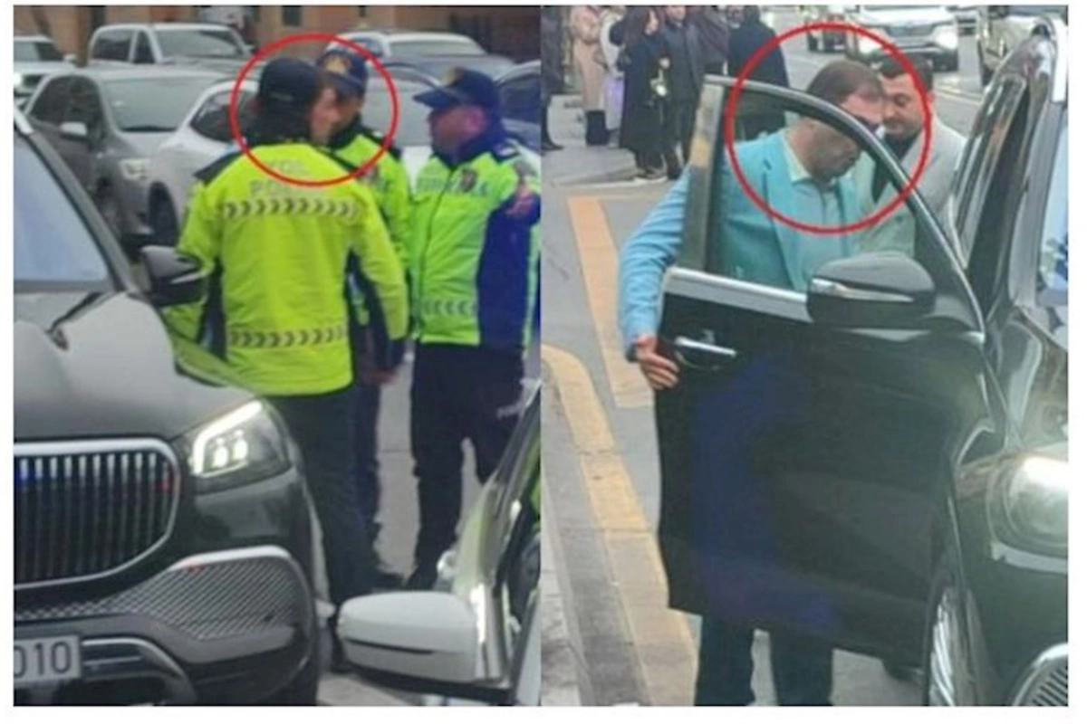 “Maybach” sürücüsü “saxla” əmrinə məhəl qoymadı, polisə müqavimət göstərdi