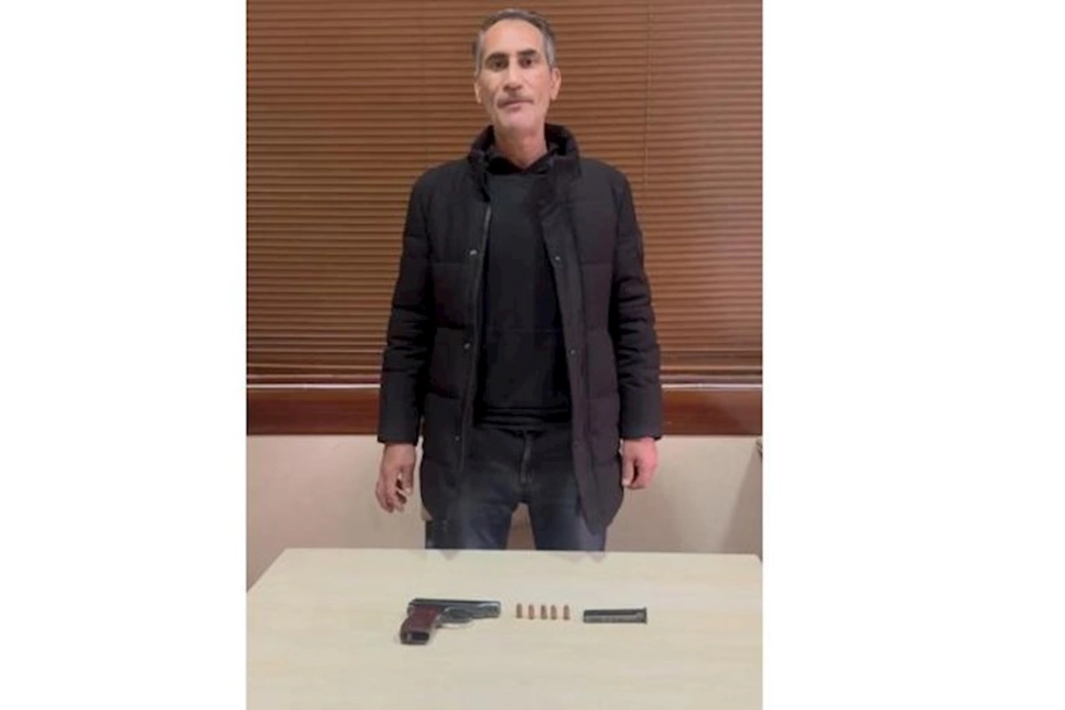 “Makarov” satmaq istəyən şəxs saxlanıldı — FOTO