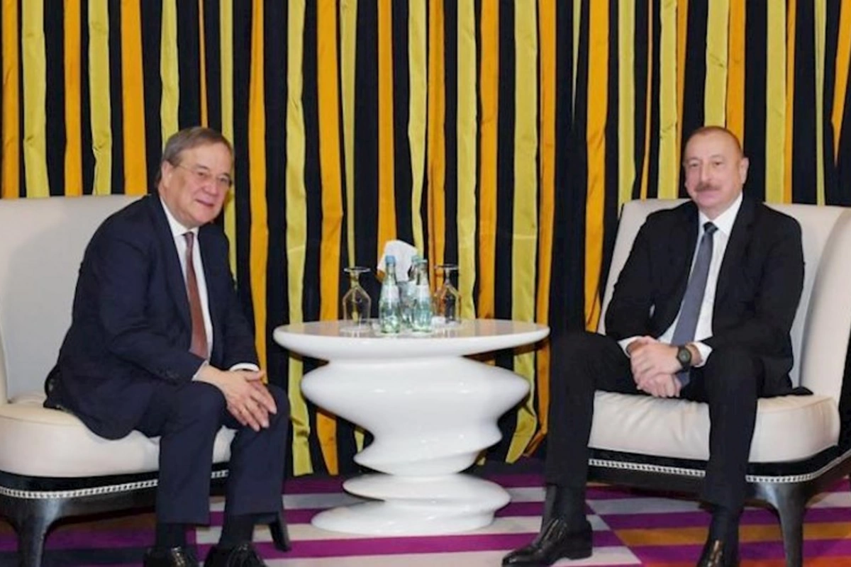 Prezident İlham Əliyev Bundestaqın üzvü Armin Laşetlə görüşüb