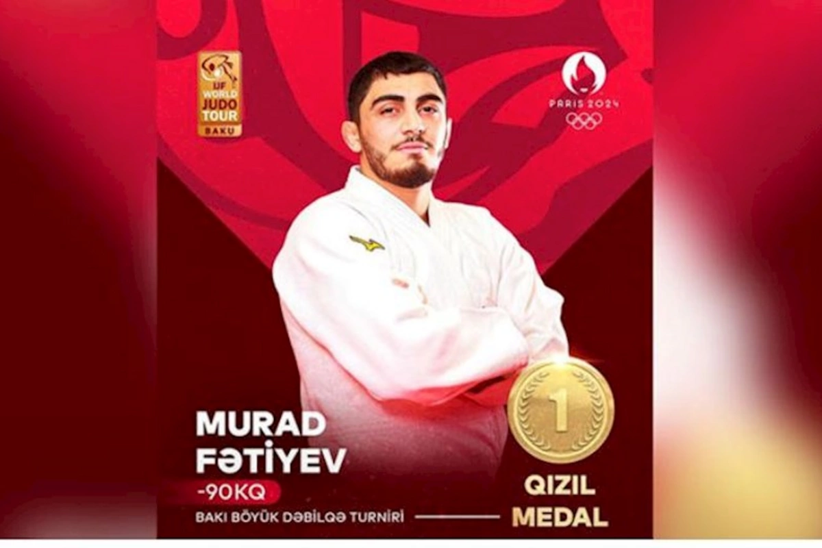 Daha bir cüdoçumuz qızıl medal qazandı