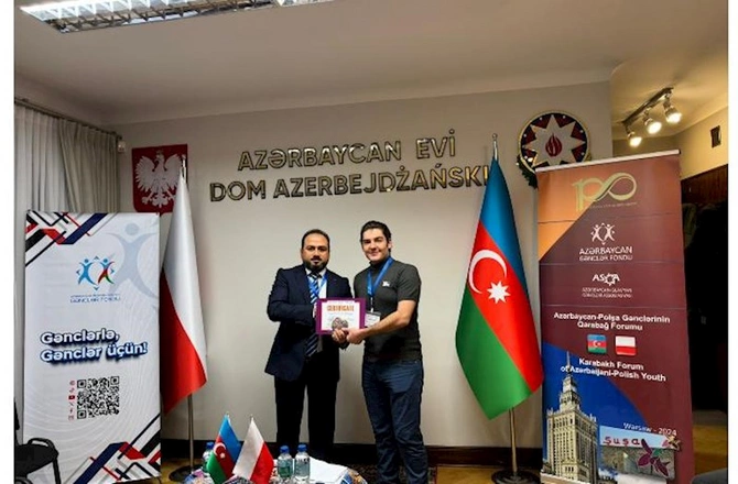 Varşavada Azərbaycan-Polşa Gənclərinin Qarabağ Forumu reallaşdı — FOTOLAR