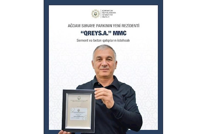 Ağdamda sement və beton qatqıların istehsalı müəssisəsi yaradılır