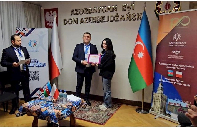 Varşavada Azərbaycan-Polşa Gənclərinin Qarabağ Forumu reallaşdı — FOTOLAR