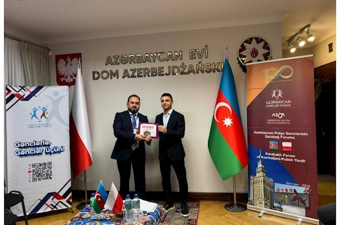 Varşavada Azərbaycan-Polşa Gənclərinin Qarabağ Forumu reallaşdı — FOTOLAR