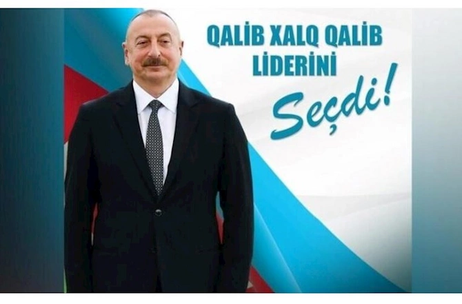 Prezidentin portretinə ştrixlər