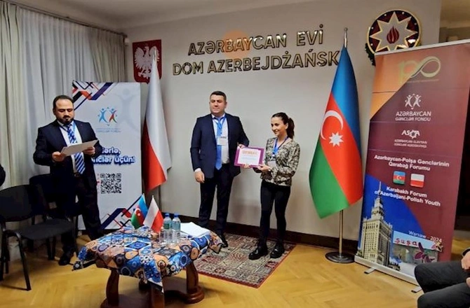 Varşavada Azərbaycan-Polşa Gənclərinin Qarabağ Forumu reallaşdı — FOTOLAR
