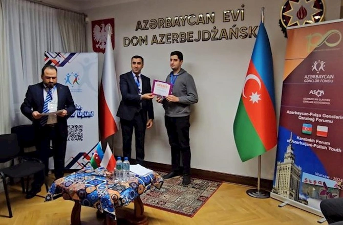 Varşavada Azərbaycan-Polşa Gənclərinin Qarabağ Forumu reallaşdı — FOTOLAR
