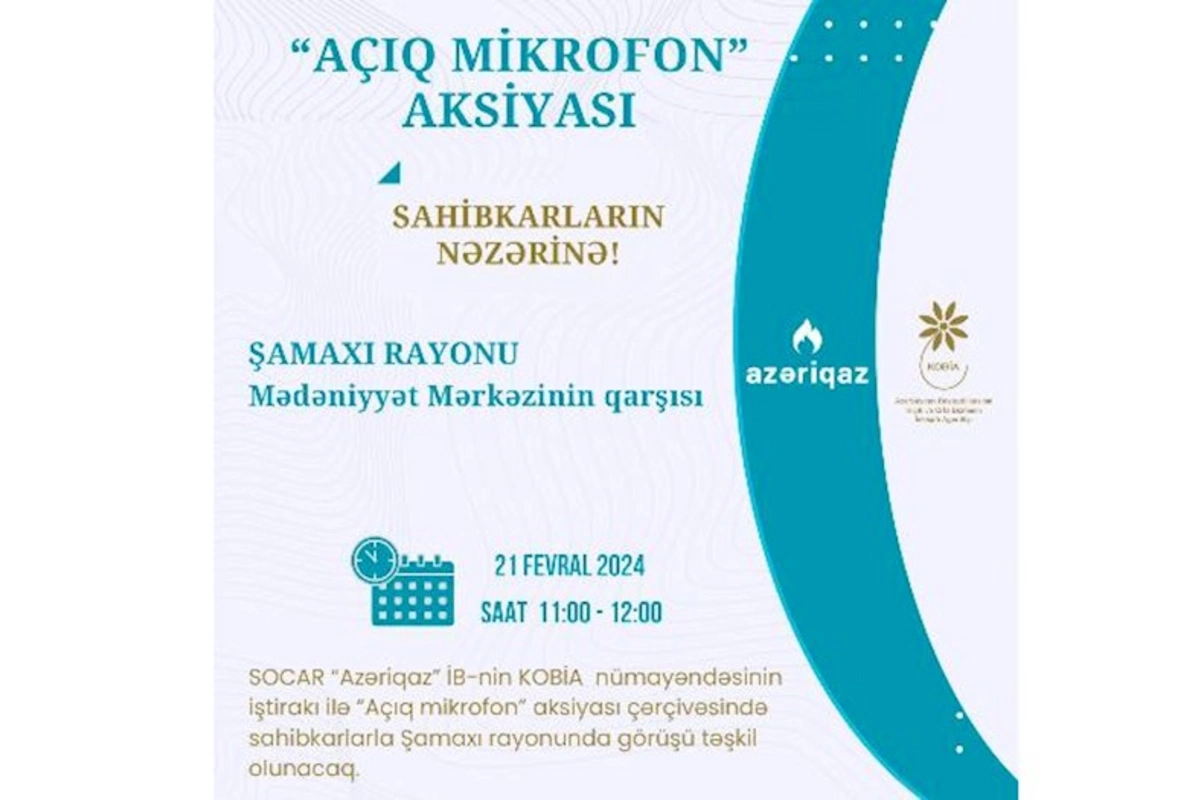 Sahibkarlarla növbəti görüş Şamaxıda keçiriləcək