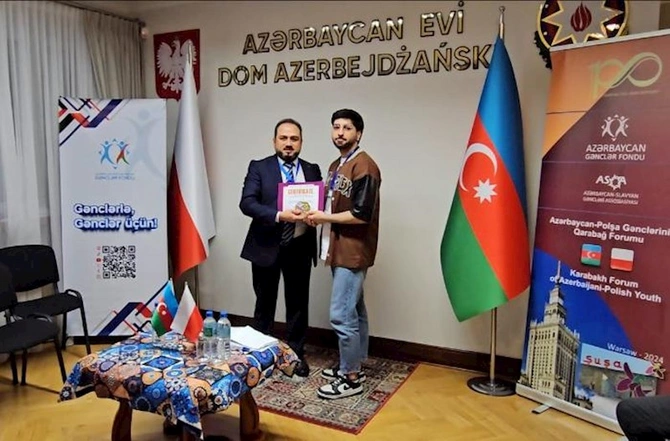Varşavada Azərbaycan-Polşa Gənclərinin Qarabağ Forumu reallaşdı — FOTOLAR