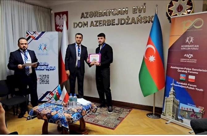 Varşavada Azərbaycan-Polşa Gənclərinin Qarabağ Forumu reallaşdı — FOTOLAR