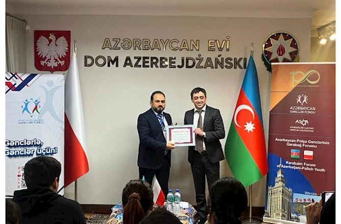 Varşavada Azərbaycan-Polşa Gənclərinin Qarabağ Forumu reallaşdı — FOTOLAR