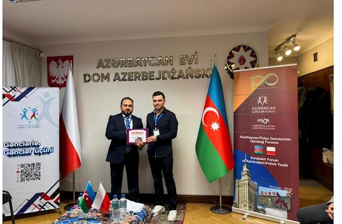 Varşavada Azərbaycan-Polşa Gənclərinin Qarabağ Forumu reallaşdı — FOTOLAR