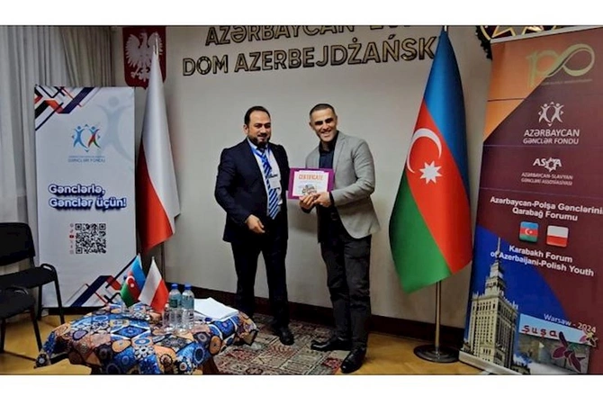 Varşavada Azərbaycan-Polşa Gənclərinin Qarabağ Forumu reallaşdı — FOTOLAR