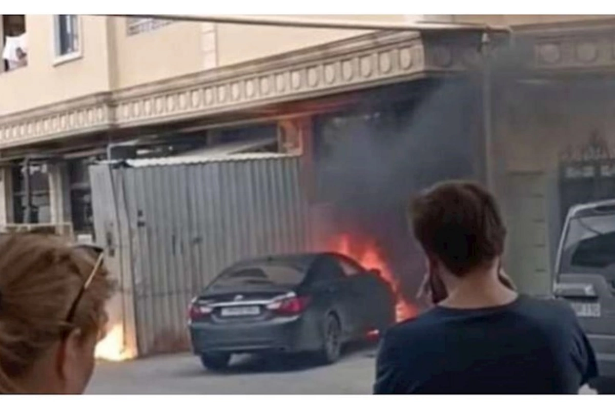 Sumqayıtda mağaza və maşın YANDI