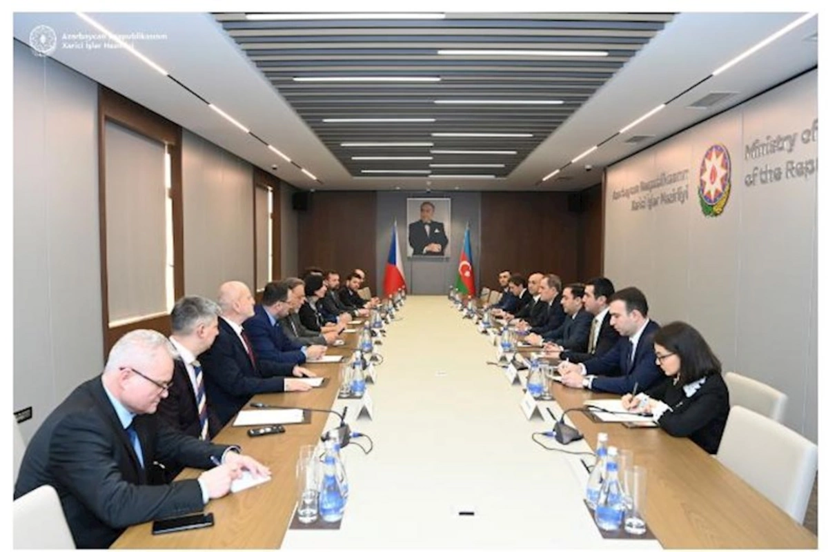 Ceyhun Bayramov Çexiya Deputatlar Palatasının sədrini qəbul etdi