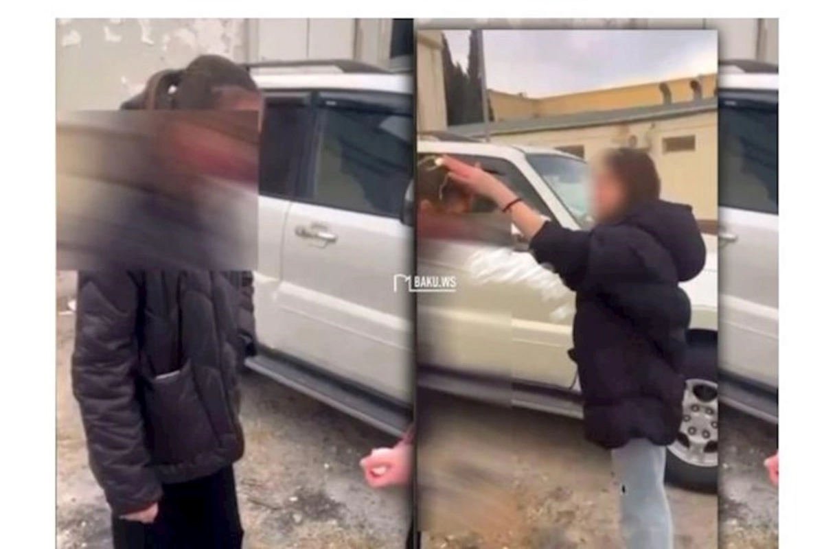 Bakıda yeniyetməyə qarşı zorakılıq edən məktəbli: “Vecimə deyil” (VİDEO)