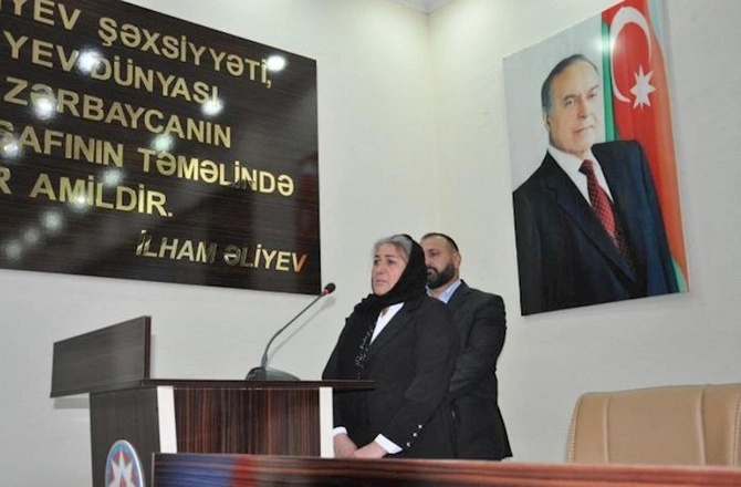 Şəhidimizin “Azərbaycan Bayrağı” ordeni övladına verildi — FOTOLAR