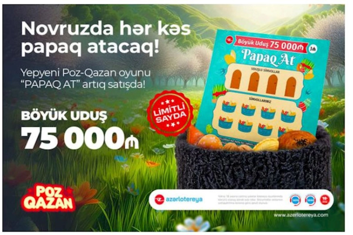 Novruza özəl yeni “Papaq at” LOTEREYASI