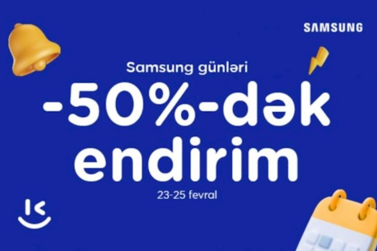 “Kontakt”da 50%-dək endirimli “Samsung günləri” başladı — Yalnız 3 gün!