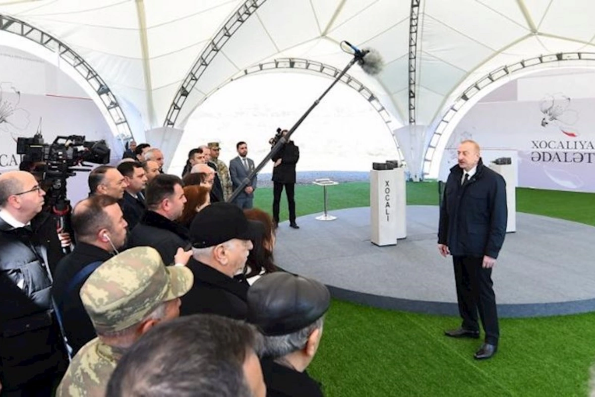Bu gün Xocalıda olmağımız tarixi ədalətin tam bərpası deməkdir
