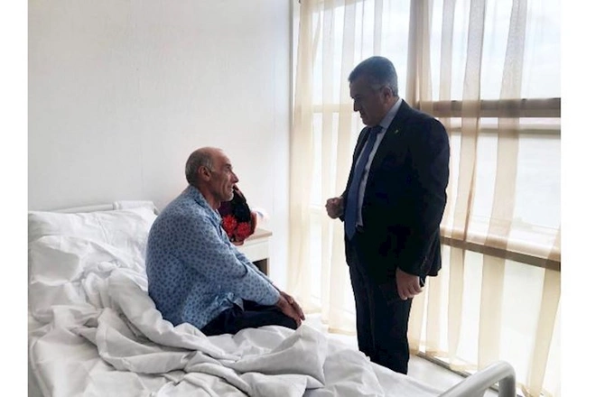Abşeronda şəhidlərimiz anıldı, müalicə alan qazilərimizə baş çəkildi — FOTOLAR